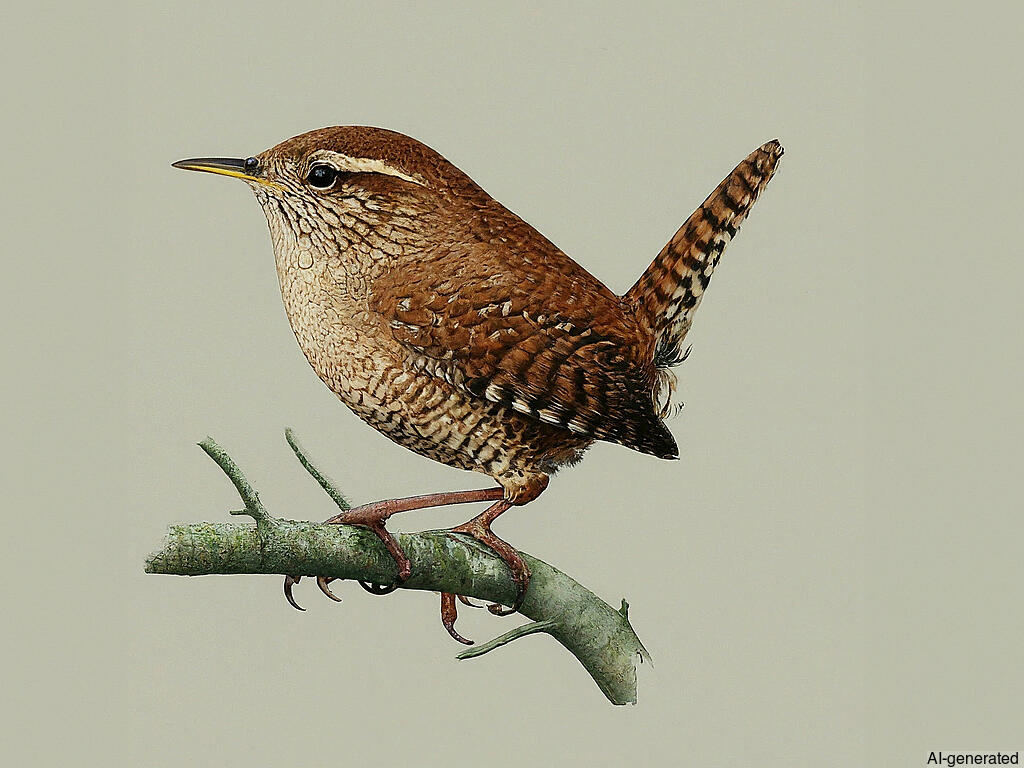 Winter Wren (Troglodytes hiemalis) - Adult