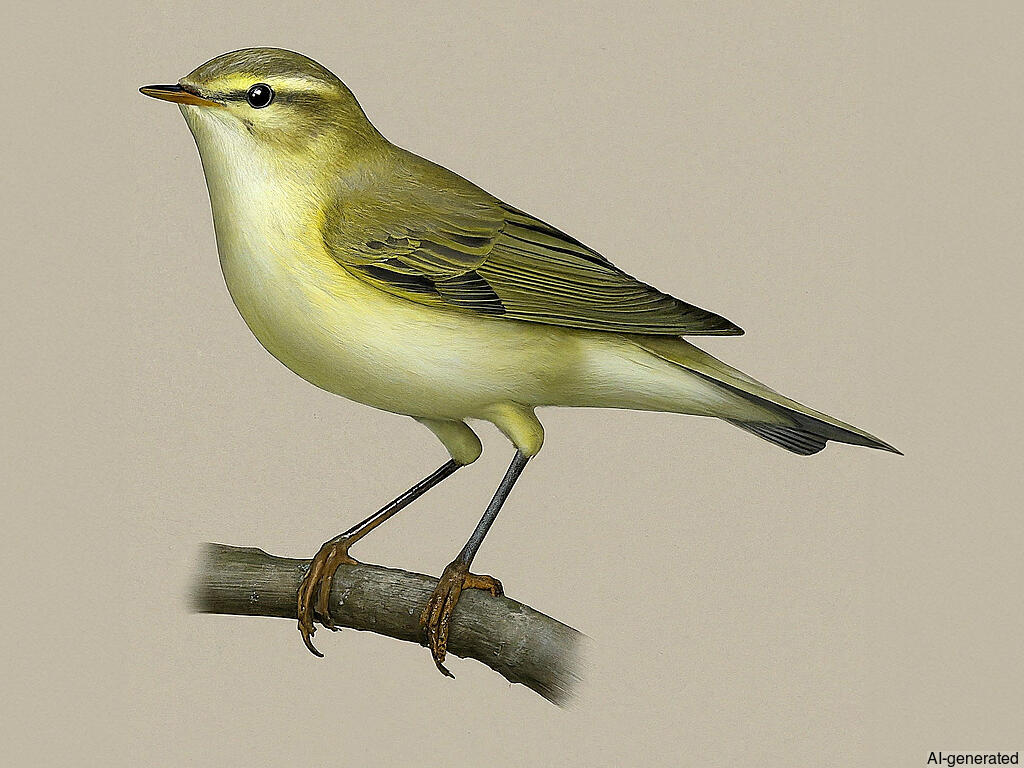 Willow Warbler (Phylloscopus trochilus) - Adult (common)