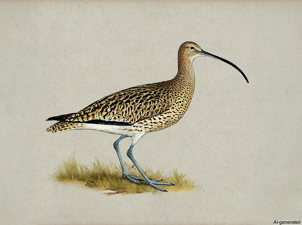 Eurasian Curlew (Numenius arquata) - Adult