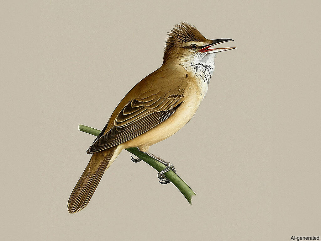 Great Reed Warbler (Acrocephalus arundinaceus) - Adult