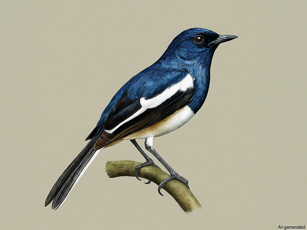 Oriental Magpie-Robin (Copsychus saularis) - Adult male