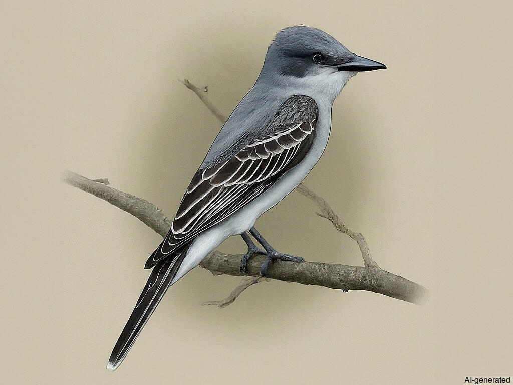 Gray Kingbird (Tyrannus dominicensis) - Adult
