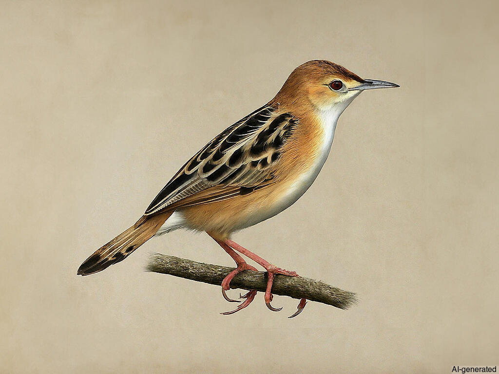 Zitting Cisticola (Cisticola juncidis) - Adult