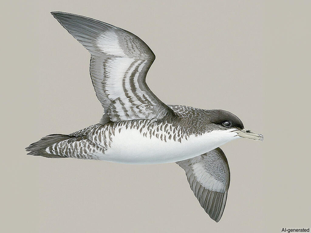 Streaked Shearwater (Calonectris leucomelas) - Adult