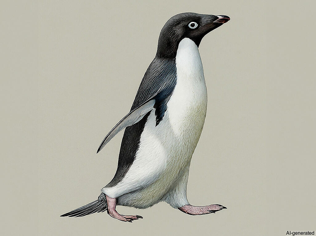Adelie Penguin (Pygoscelis adeliae) - Adult
