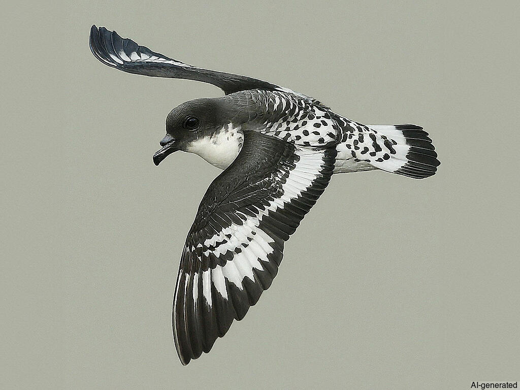 Pintado Petrel (Daption capense) - Adult