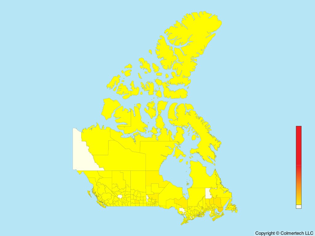 Sanderling (Calidris alba) - Canada