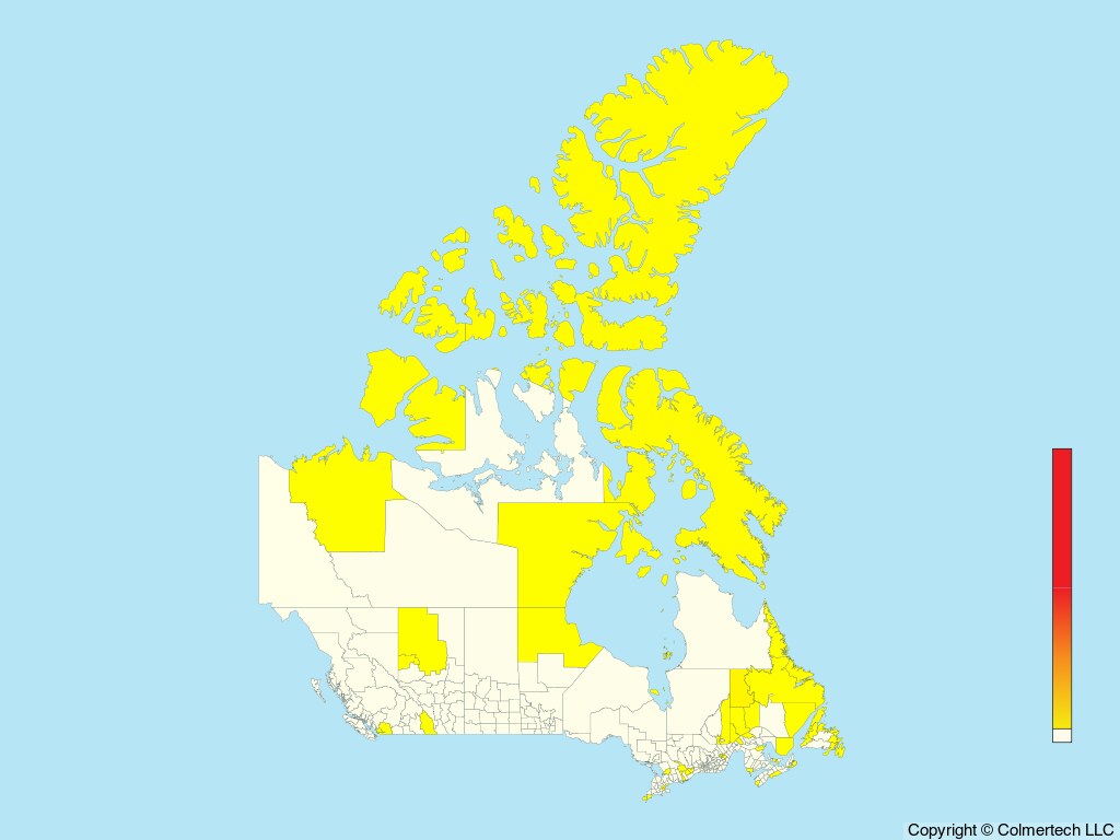 Ivory Gull (Pagophila eburnea) - Canada