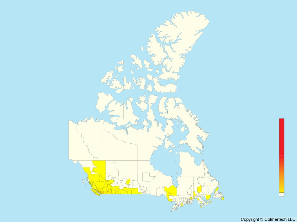Black-headed Grosbeak (Pheucticus melanocephalus) - Canada