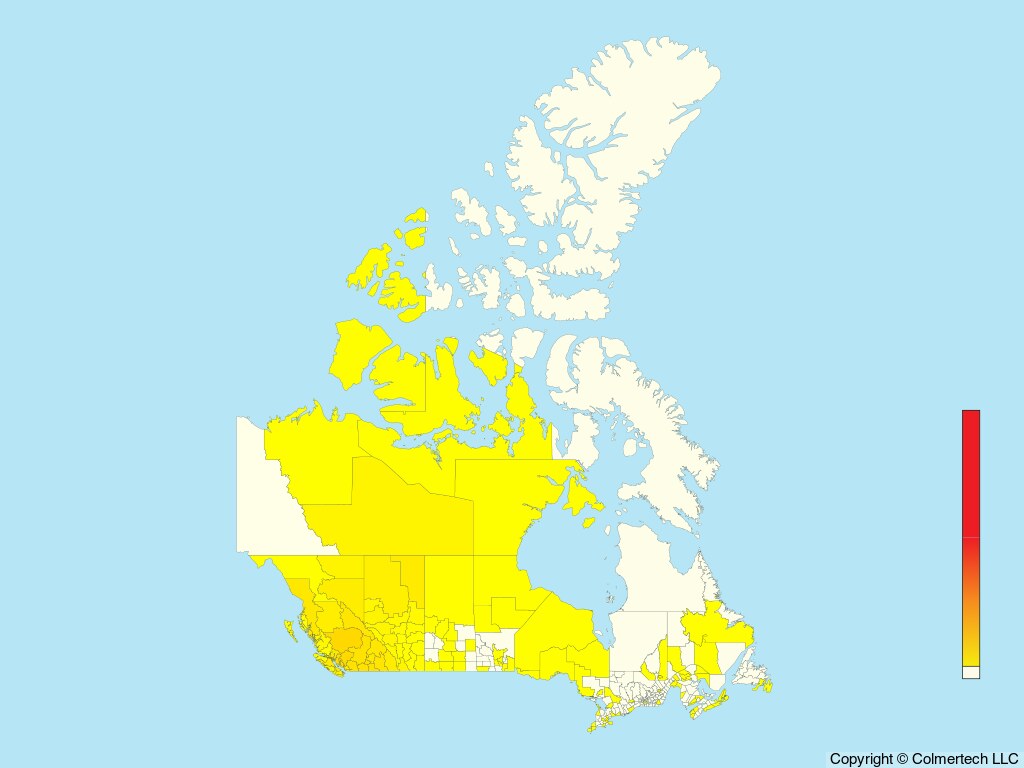 Western Tanager (Piranga ludoviciana) - Canada