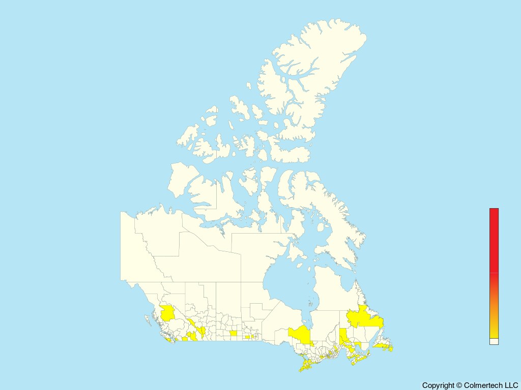 Prothonotary Warbler (Protonotaria citrea) - Canada