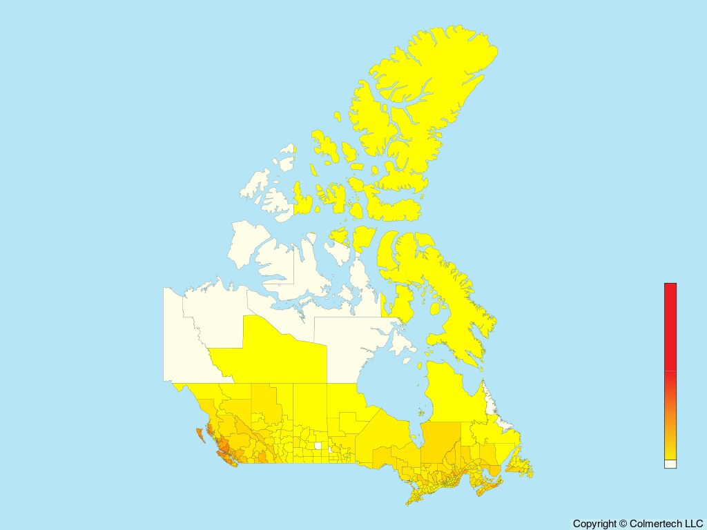 Golden-crowned Kinglet (Regulus satrapa) - Canada