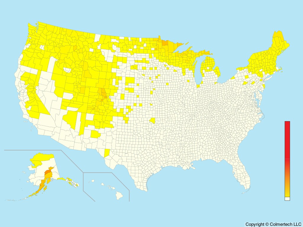 Pine Grosbeak (Pinicola enucleator) - United States