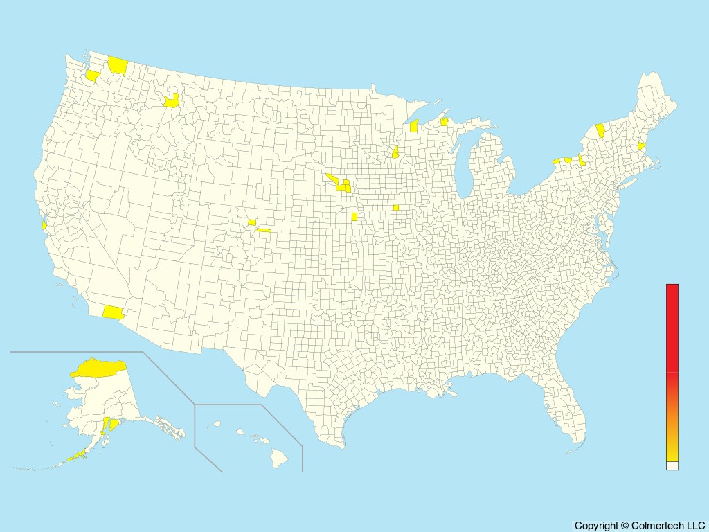 Ross's Gull (Rhodostethia rosea) - United States