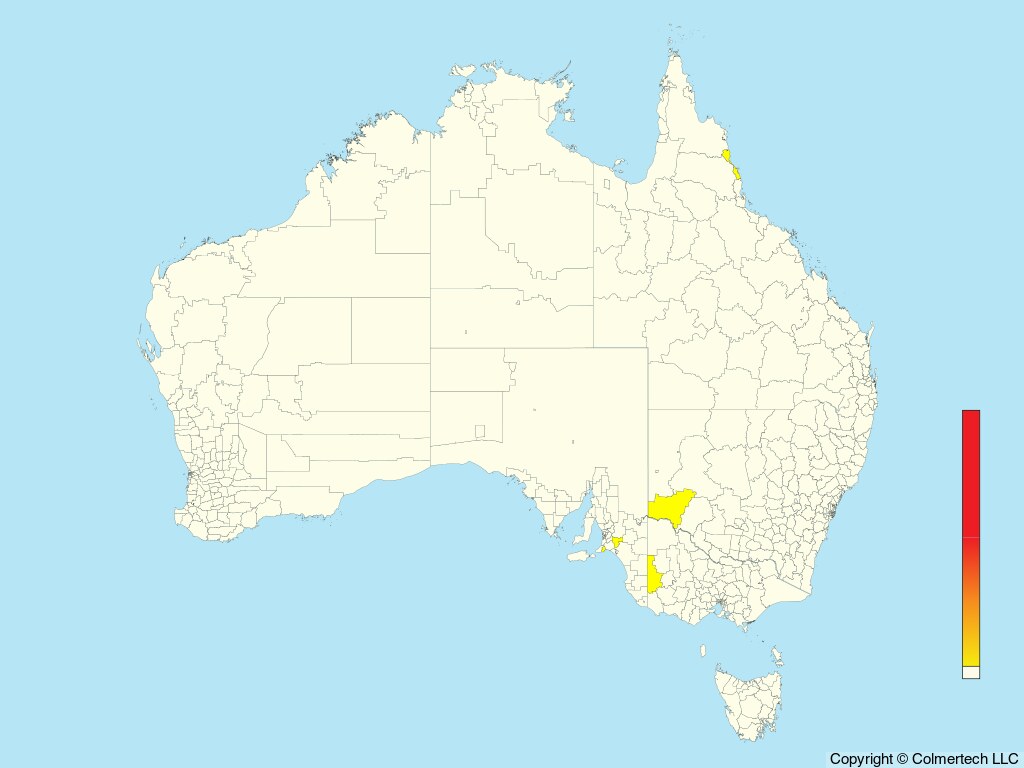 Rosy-faced Lovebird (Agapornis roseicollis) - Australia