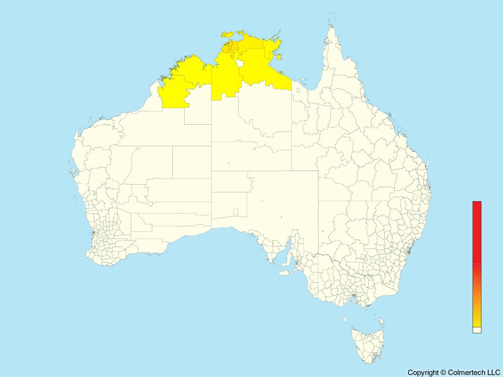 Arafura Shrikethrush (Colluricincla megarhyncha) - Australia