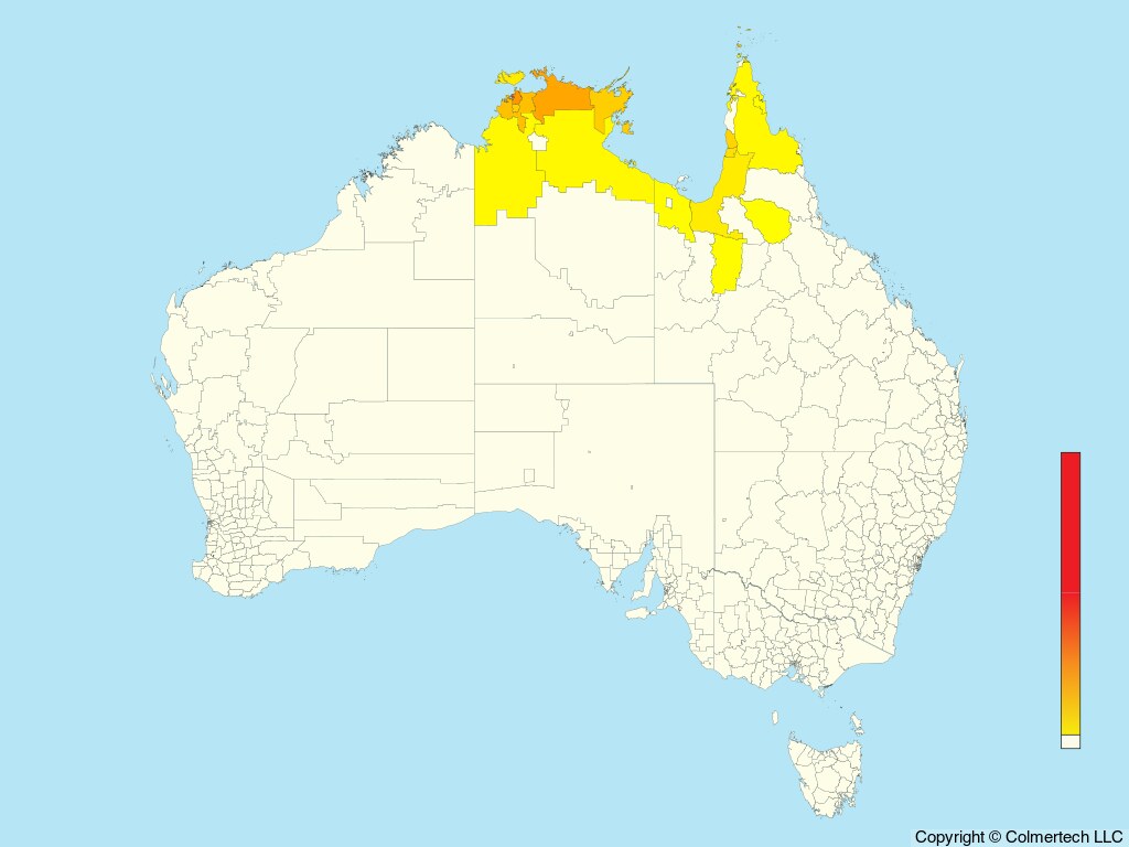 Rufous-banded Honeyeater (Conopophila albogularis) - Australia