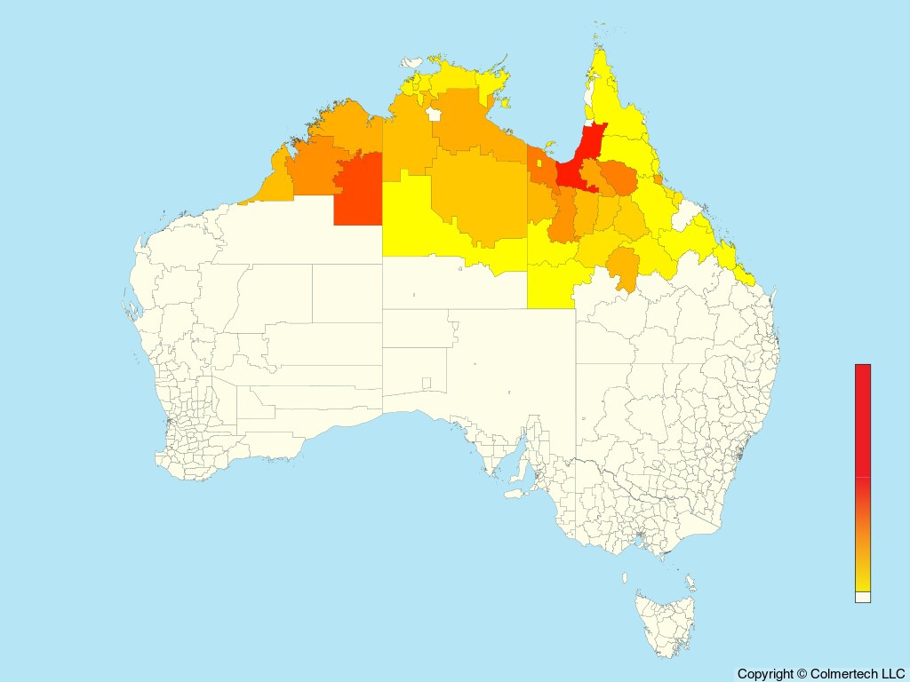 Rufous-throated Honeyeater (Conopophila rufogularis) - Australia