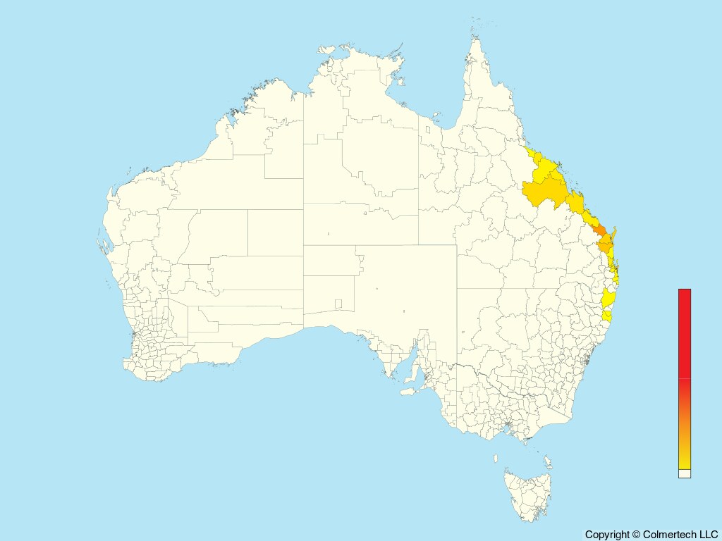 Mangrove Honeyeater (Gavicalis fasciogularis) - Australia