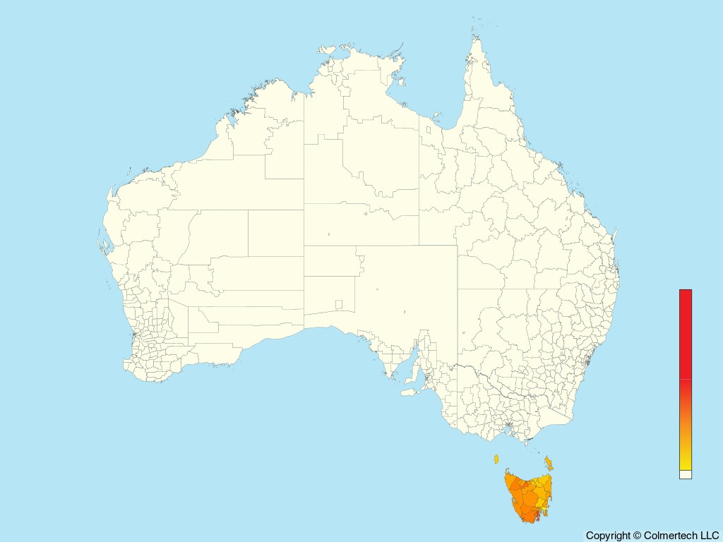 Yellow-throated Honeyeater (Nesoptilotis flavicollis) - Australia