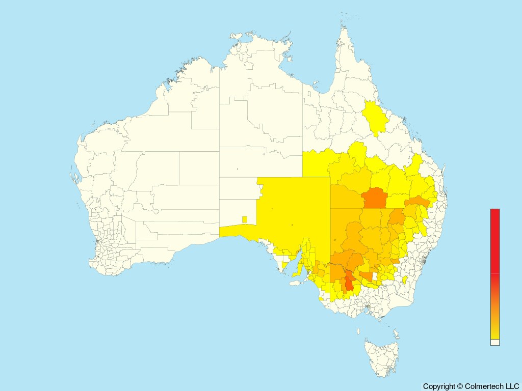 Greater Bluebonnet (Northiella haematogaster) - Australia