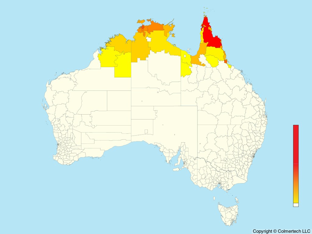 Green Oriole (Oriolus flavocinctus) - Australia