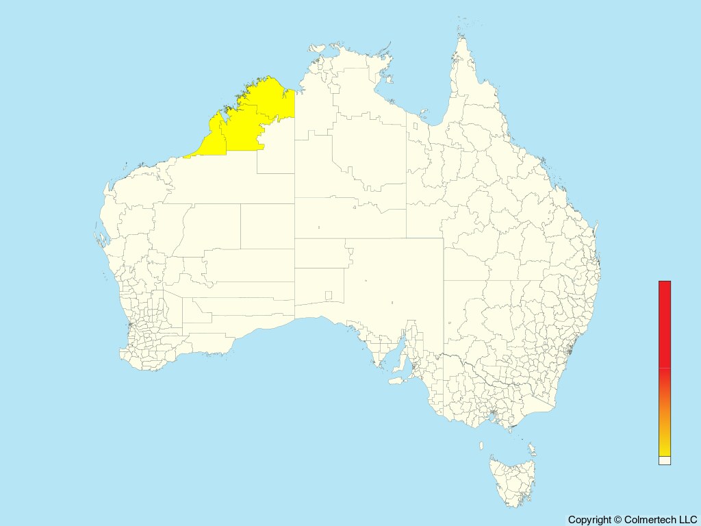 Abbott's Booby (Papasula abbotti) - Australia