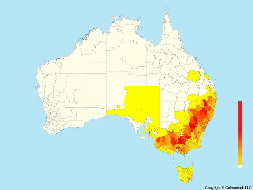 Eastern Rosella (Platycercus eximius) - Australia