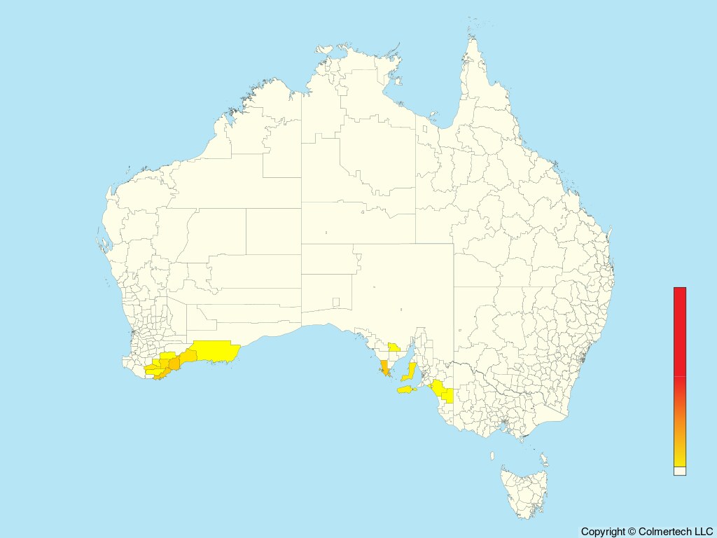 Western Whipbird (Psophodes nigrogularis) - Australia