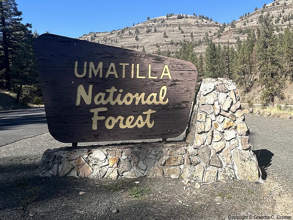Umatilla National Forest - Entrance Sign