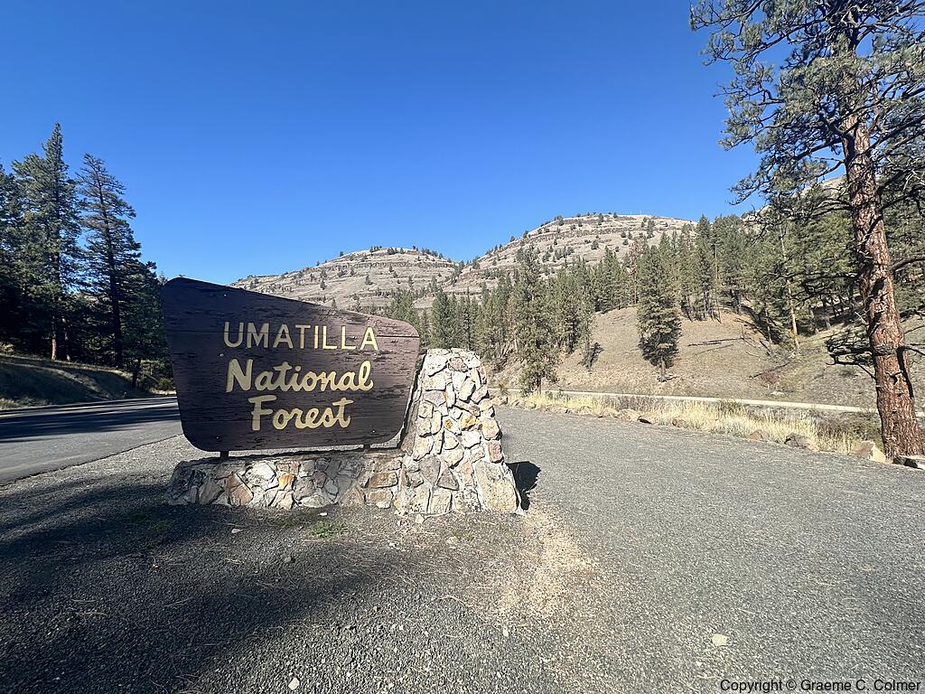 Umatilla National Forest - Entrance Sign