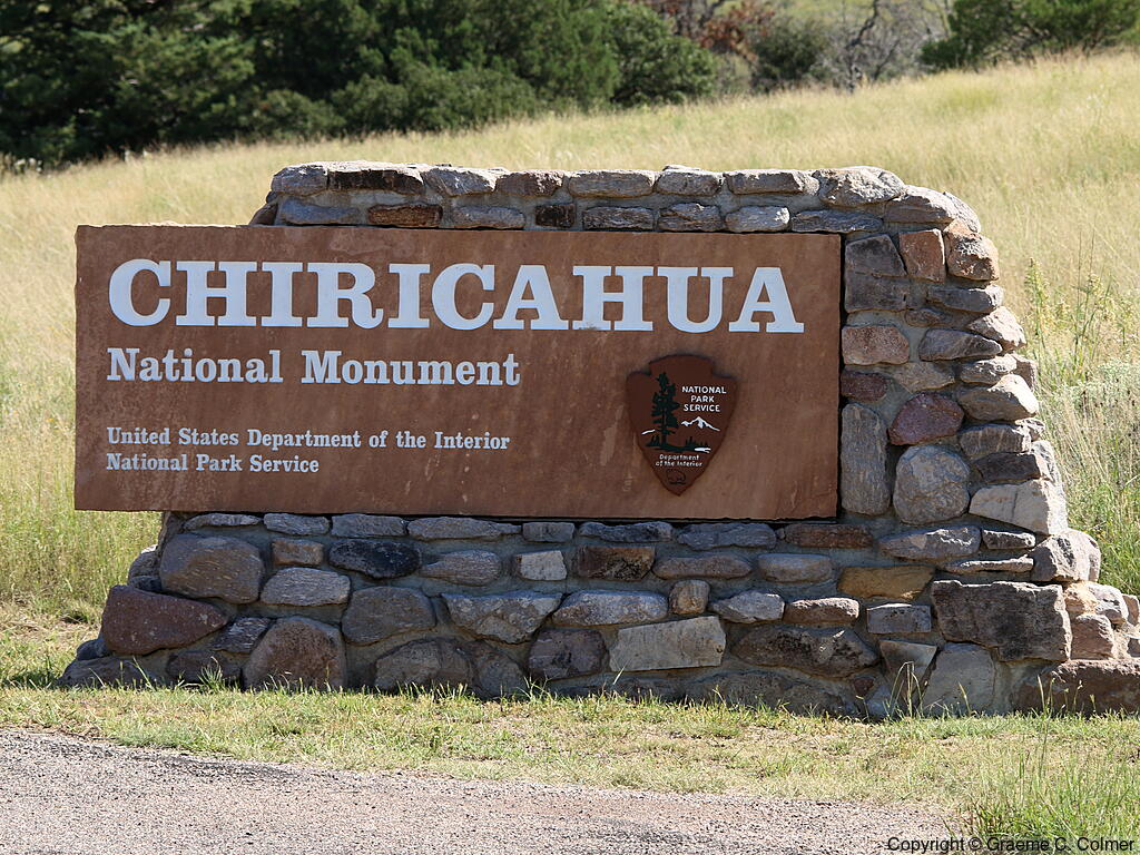 Chiricahua National Monument - Entrance