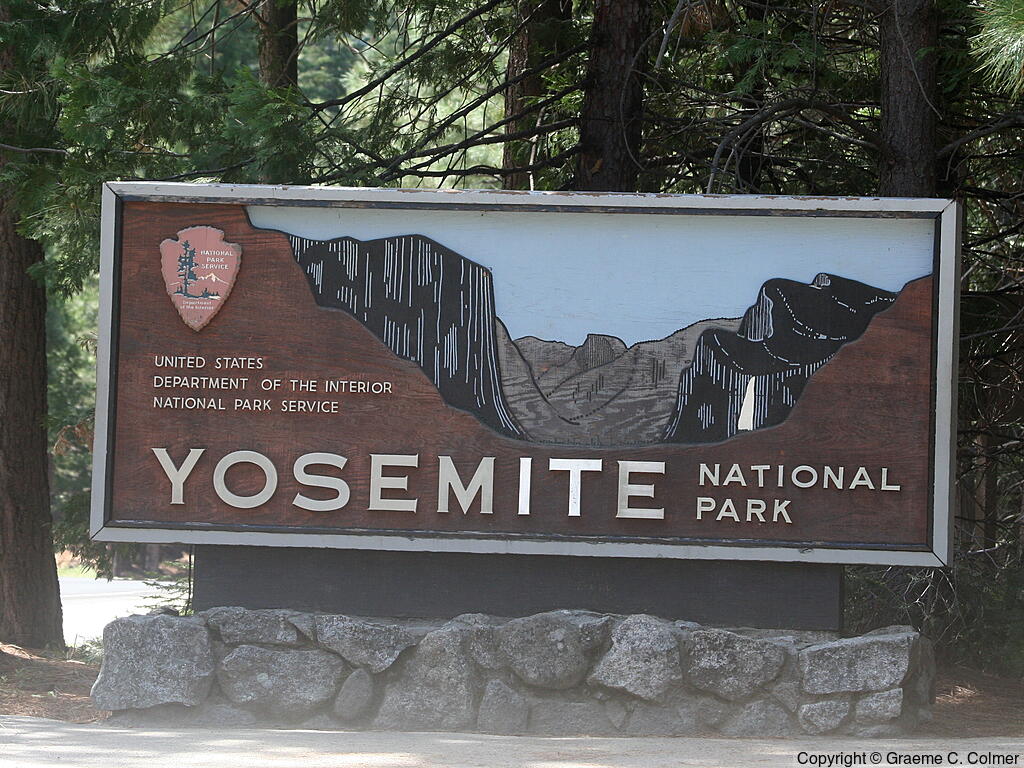Yosemite National Park - Old Entrance Sign (2006)