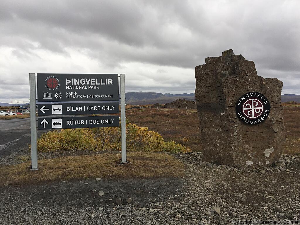 Þingvellir National Park - Entrance