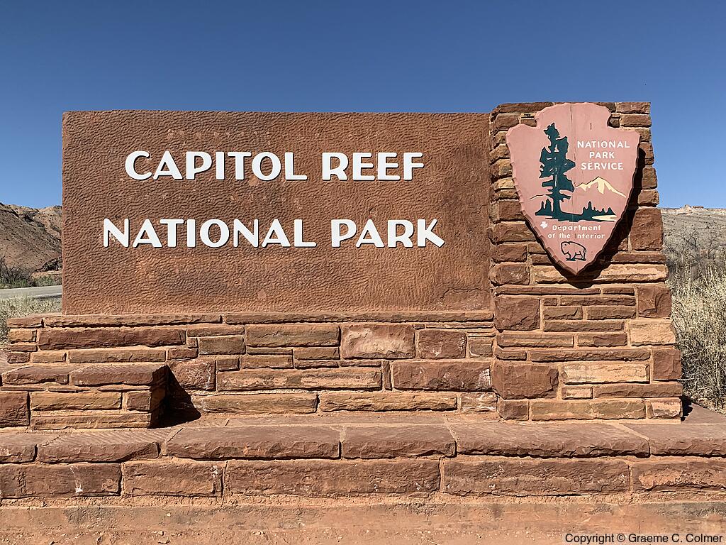 Capitol Reef National Park - Entrance