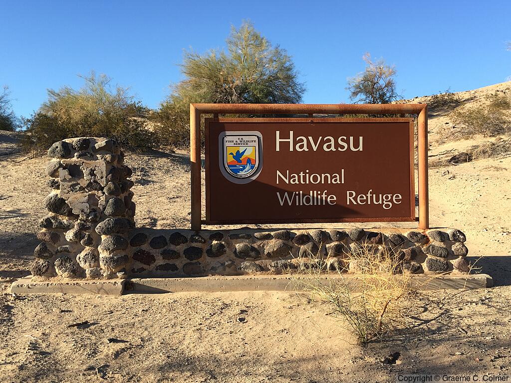 Havasu National Wildlife Refuge - Entrance