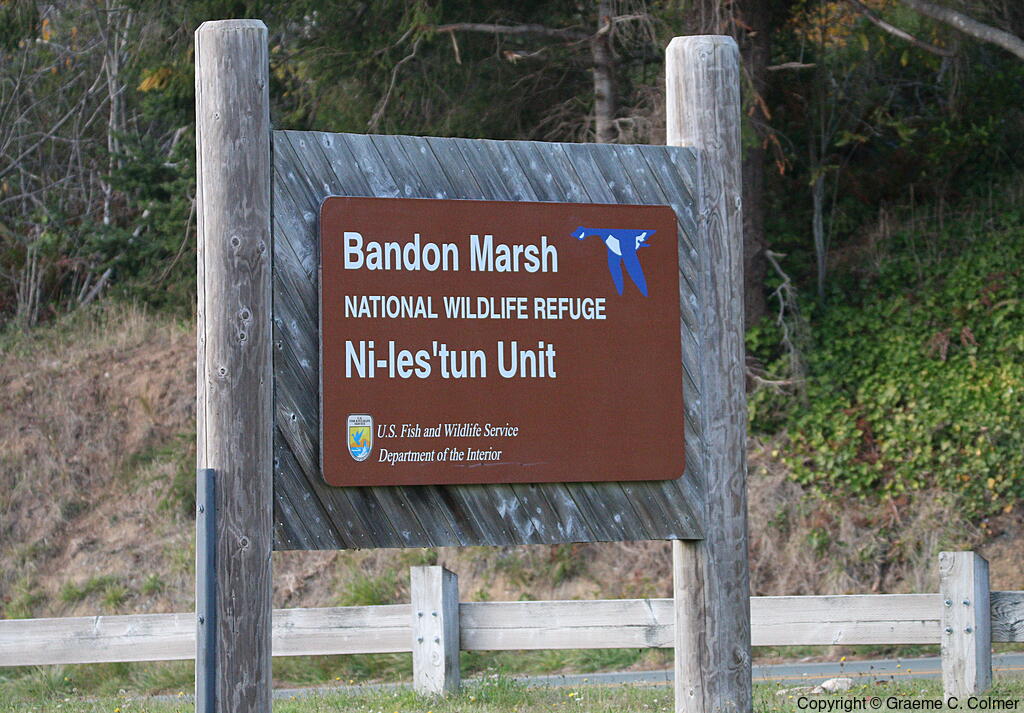 Bandon Marsh National Wildlife Refuge - Entrance