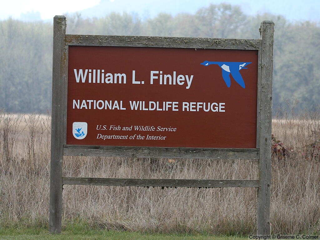 William L. Finley National Wildlife Refuge - Entrance