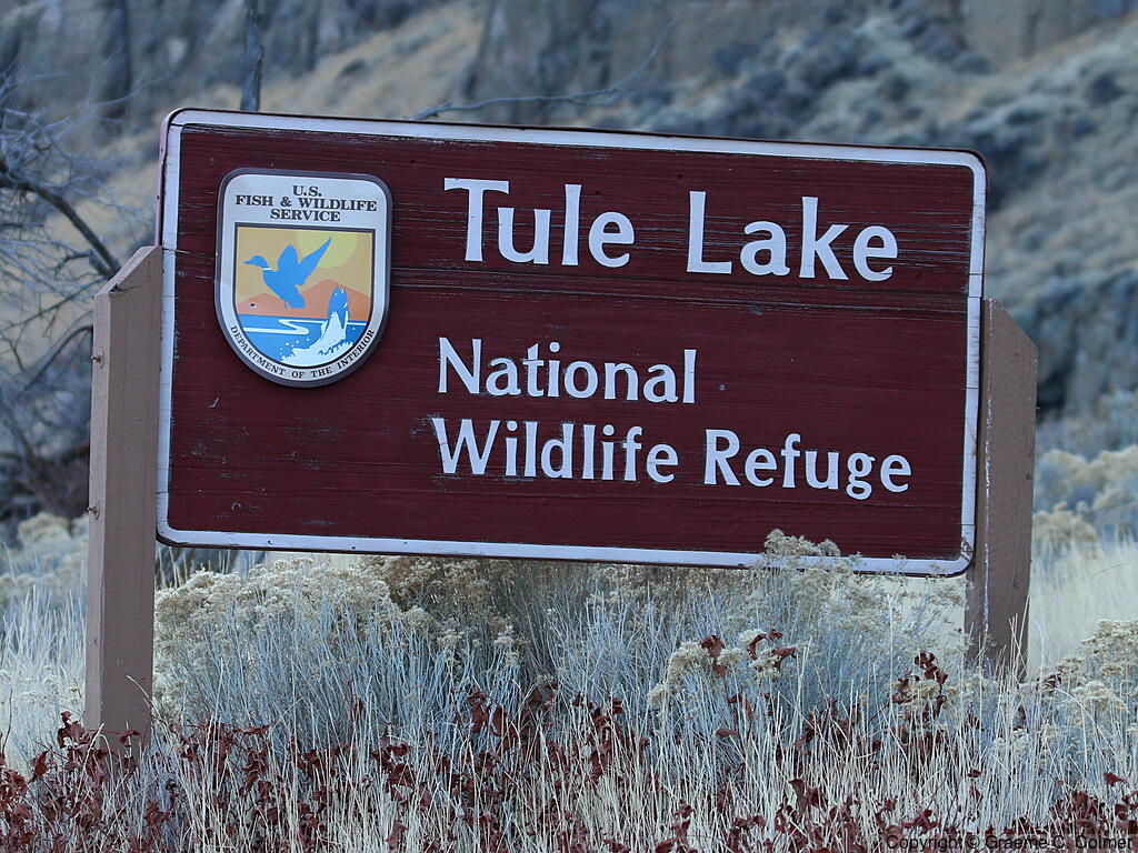 Tule Lake National Wildlife Refuge - Entrance