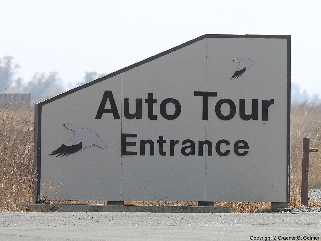 Sacramento National Wildlife Refuge - Start of the Auto Tour