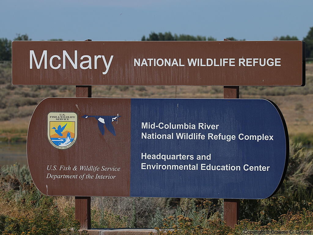 McNary National Wildlife Refuge - Entrance
