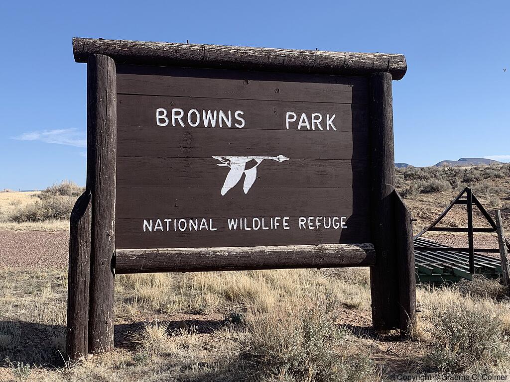 Browns Park National Wildlife Refuge - Entrance