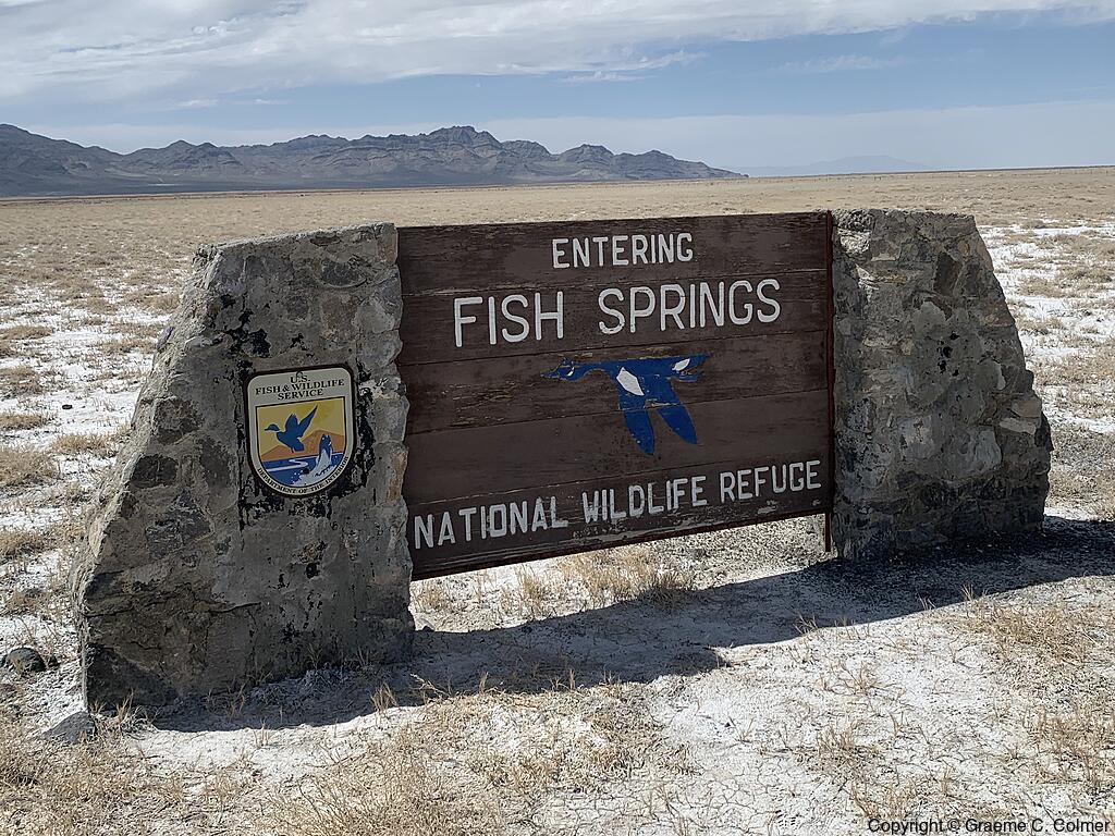 Fish Springs National Wildlife Refuge - Entrance