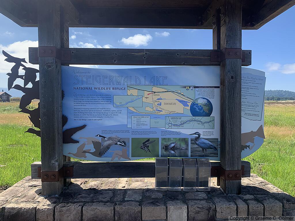 Steigerwald Lake National Wildlife Refuge - Entrance