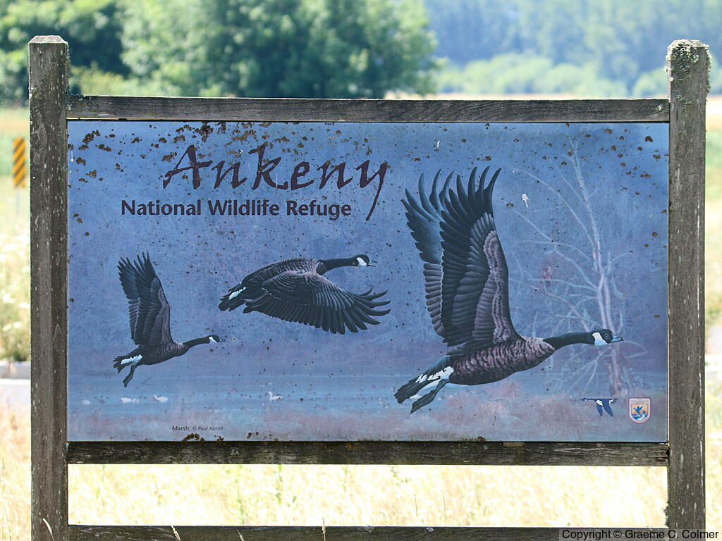 Ankeny National Wildlife Refuge - Entrance
