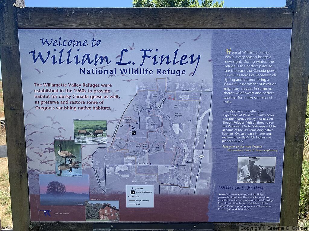 William L. Finley National Wildlife Refuge - Entrance