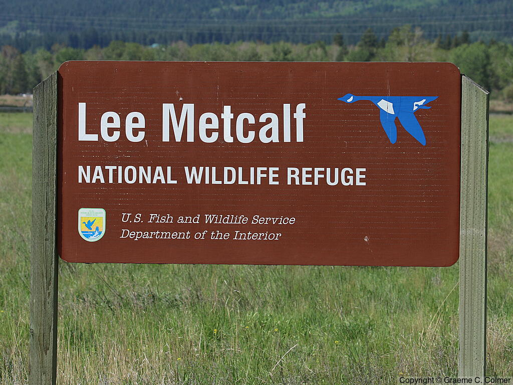 Lee Metcalf National Wildlife Refuge - Entrance
