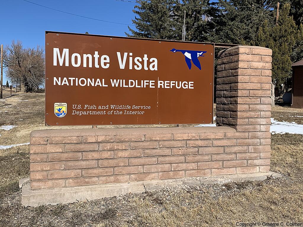 Monte Vista National Wildlife Refuge - Entrance