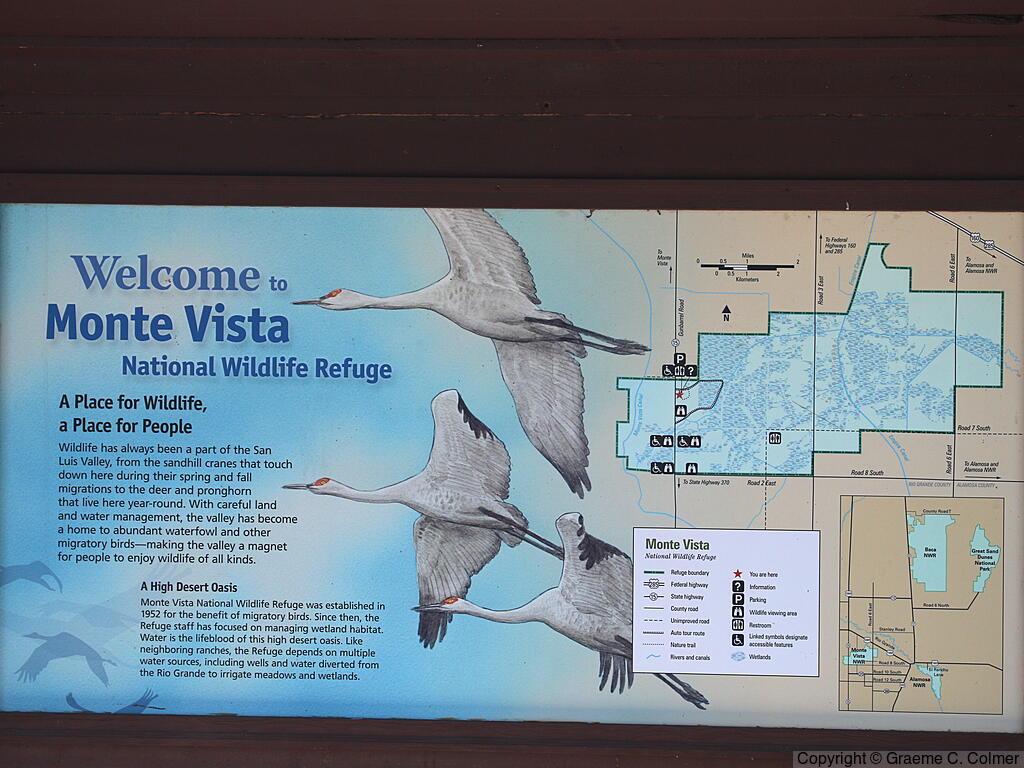 Monte Vista National Wildlife Refuge - Entrance
