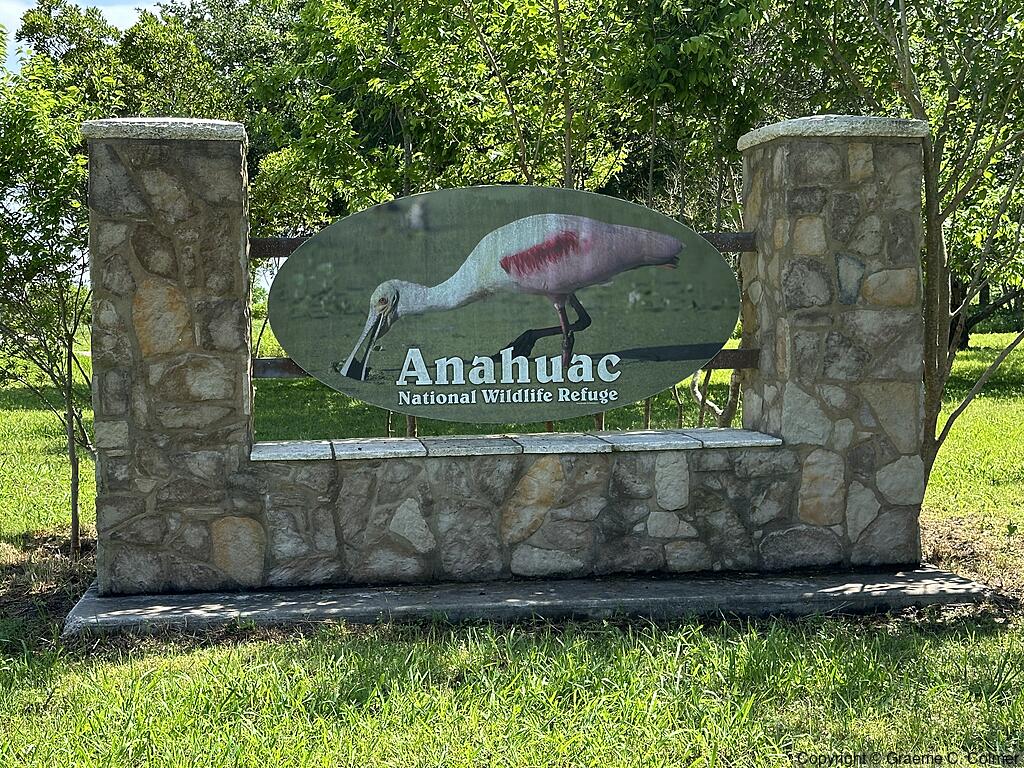 Anahuac National Wildlife Refuge - Entrance